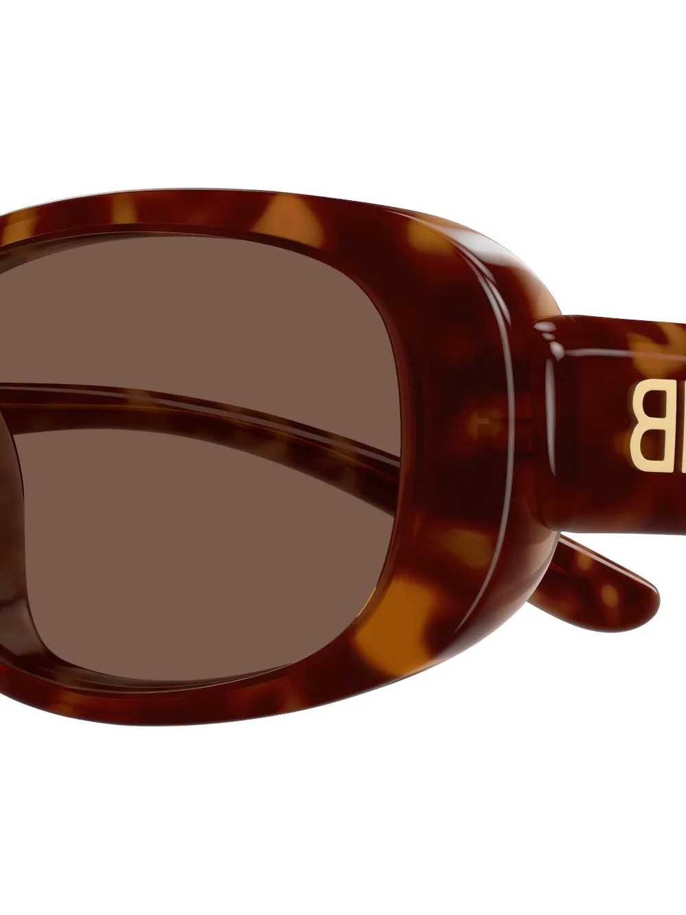 Balenciaga Eyewear tortoiseshell-effect sunglasses Bruin