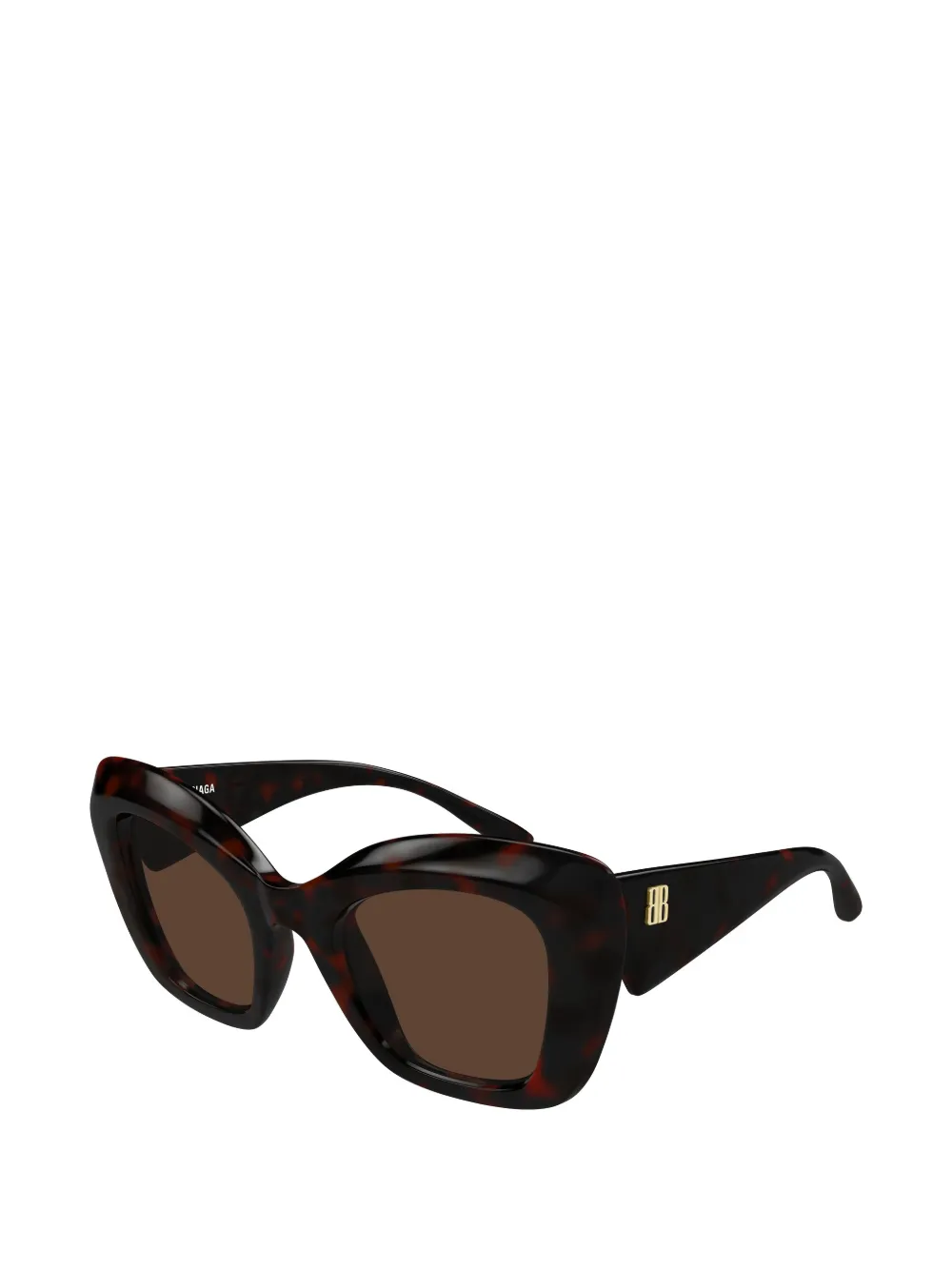 Balenciaga Eyewear Diva tortoiseshell-effect cat-eye sunglasses Bruin
