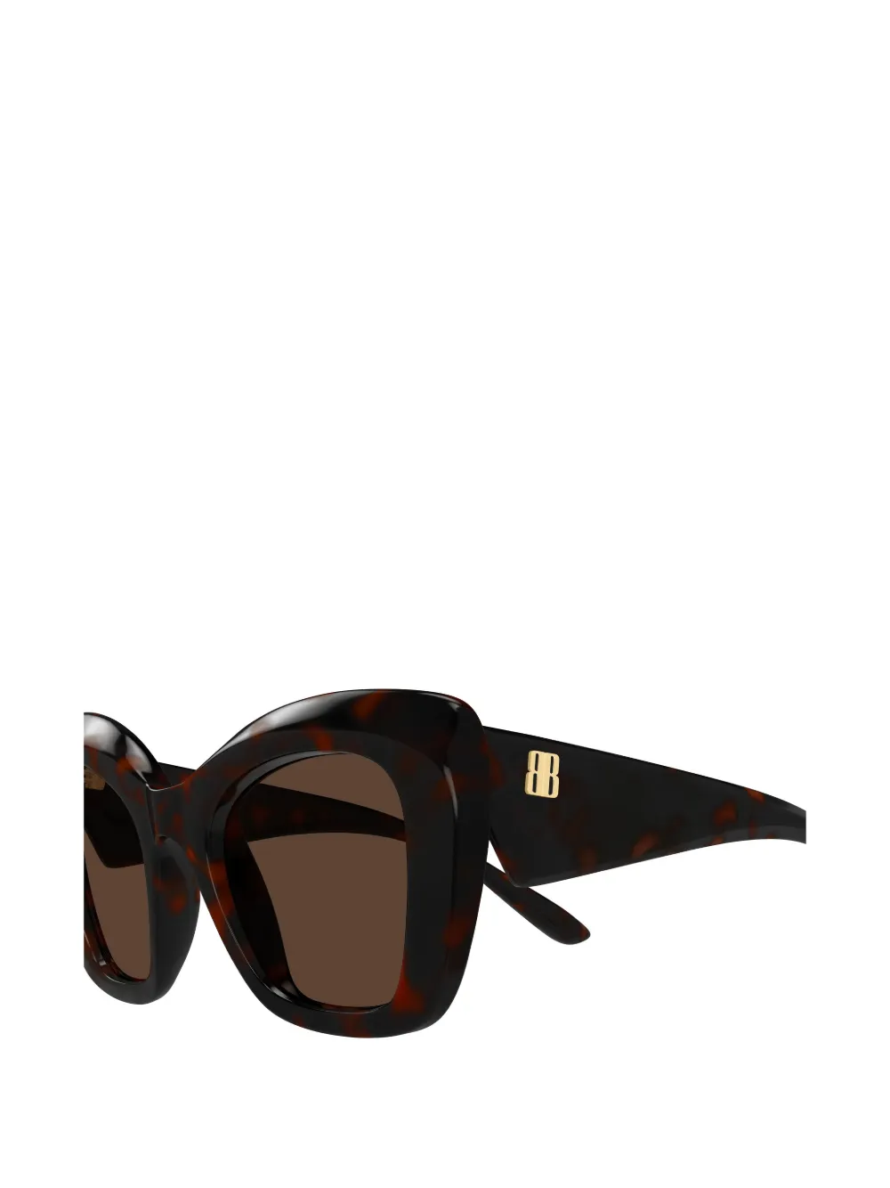 Balenciaga Eyewear Diva tortoiseshell-effect cat-eye sunglasses Bruin