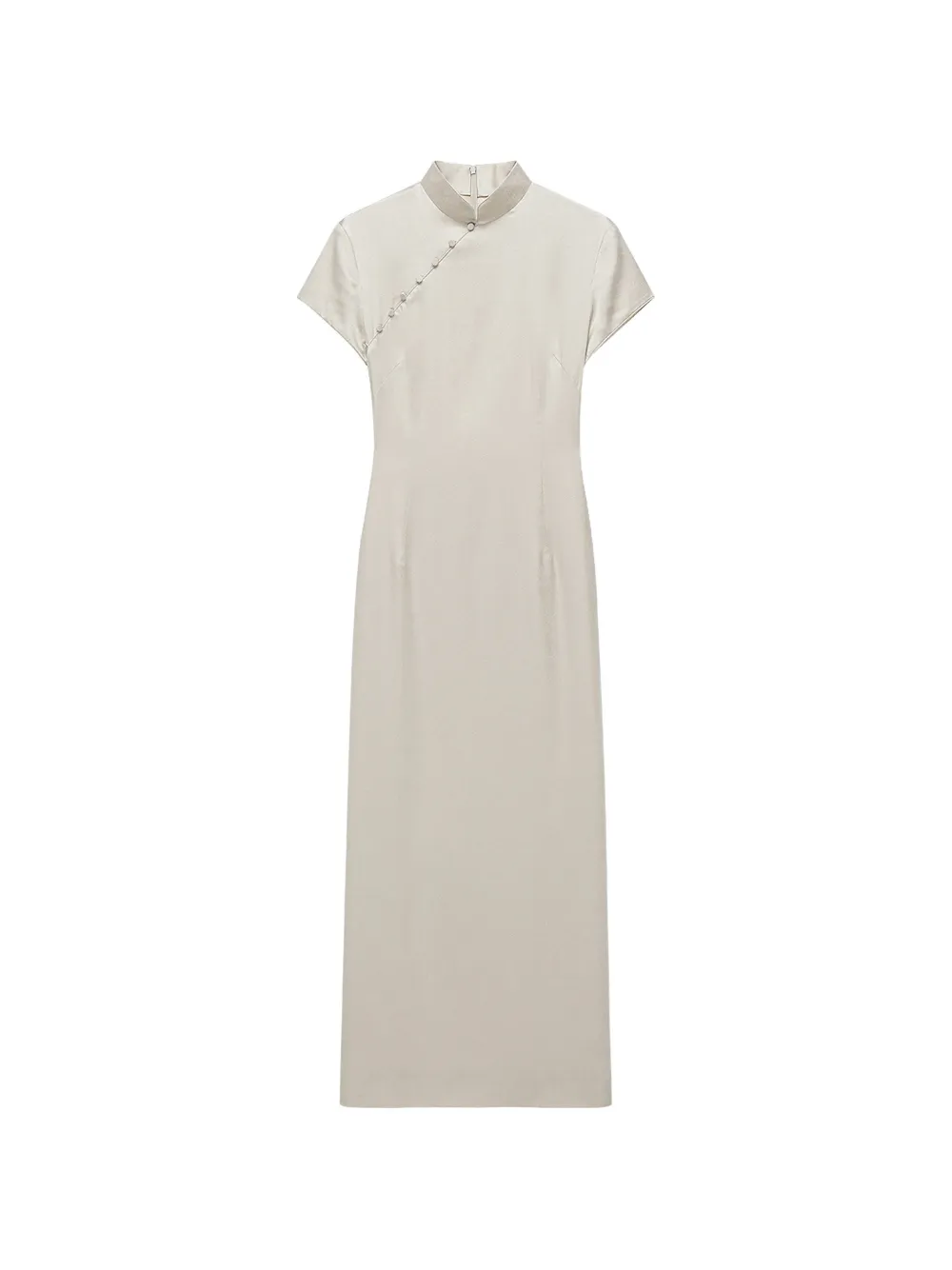 Shanghai Tang Qipao maxi dress - Silber