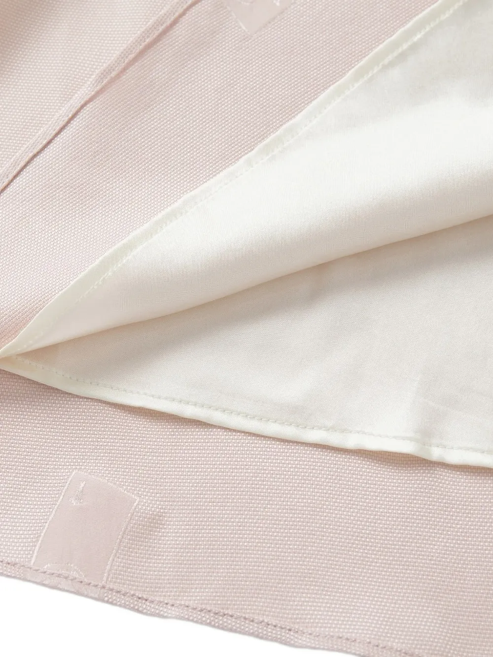 Shanghai Tang tiered silk midi skirt Roze