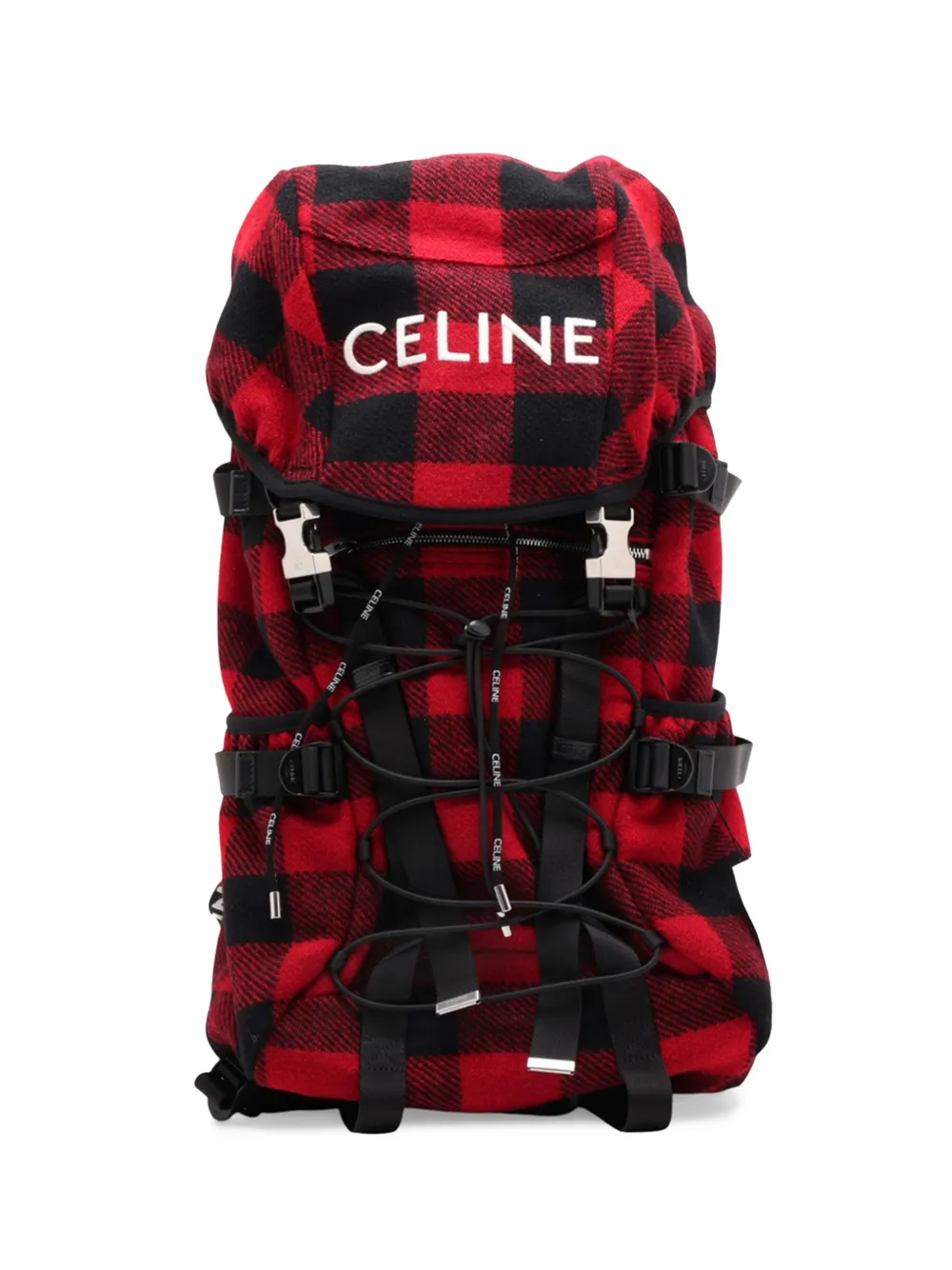 Celine Pre-Owned 2000-2026 sac à dos Trekking en laine - Rouge