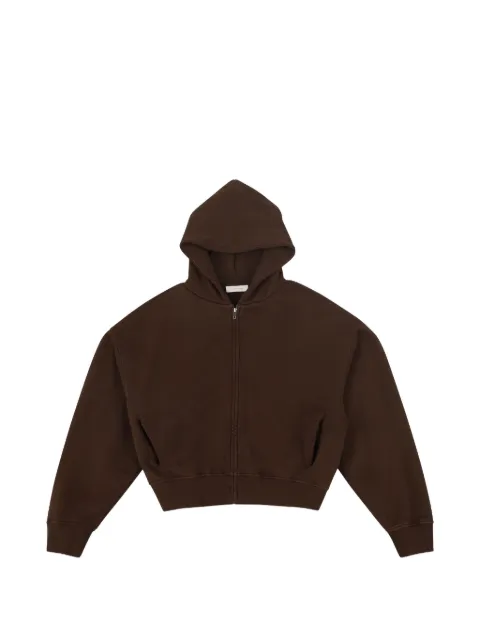 ENTIRE STUDIOS thermal zip-up hoodie
