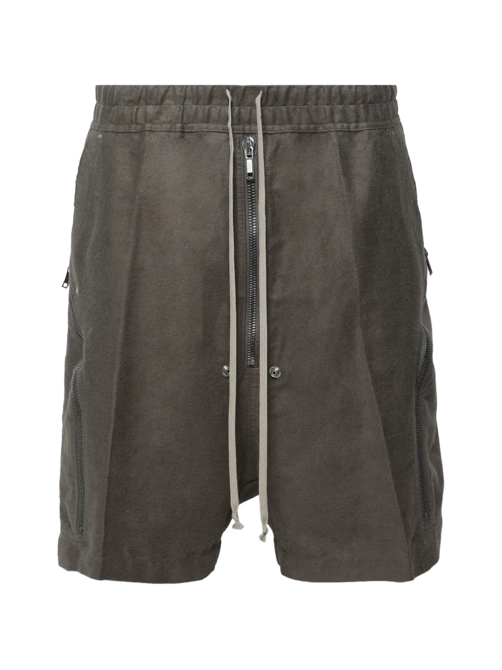 Rick Owens Heizer zip-detail shorts - Grey