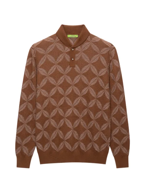 Shanghai Tang coin-pattern sweater
