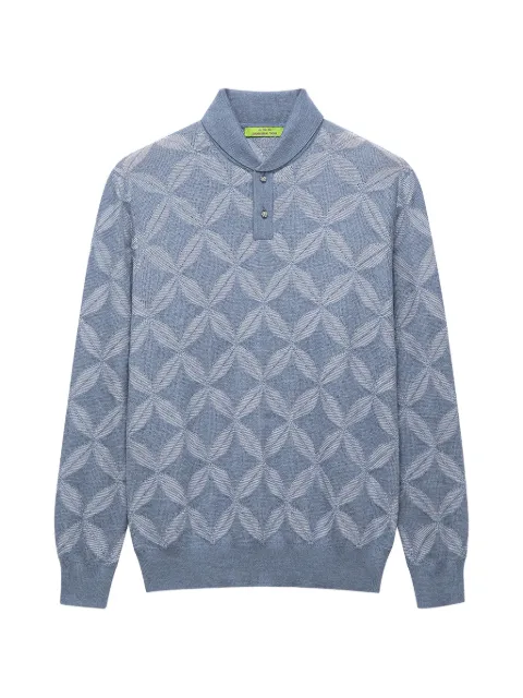 Shanghai Tang coin-pattern sweater