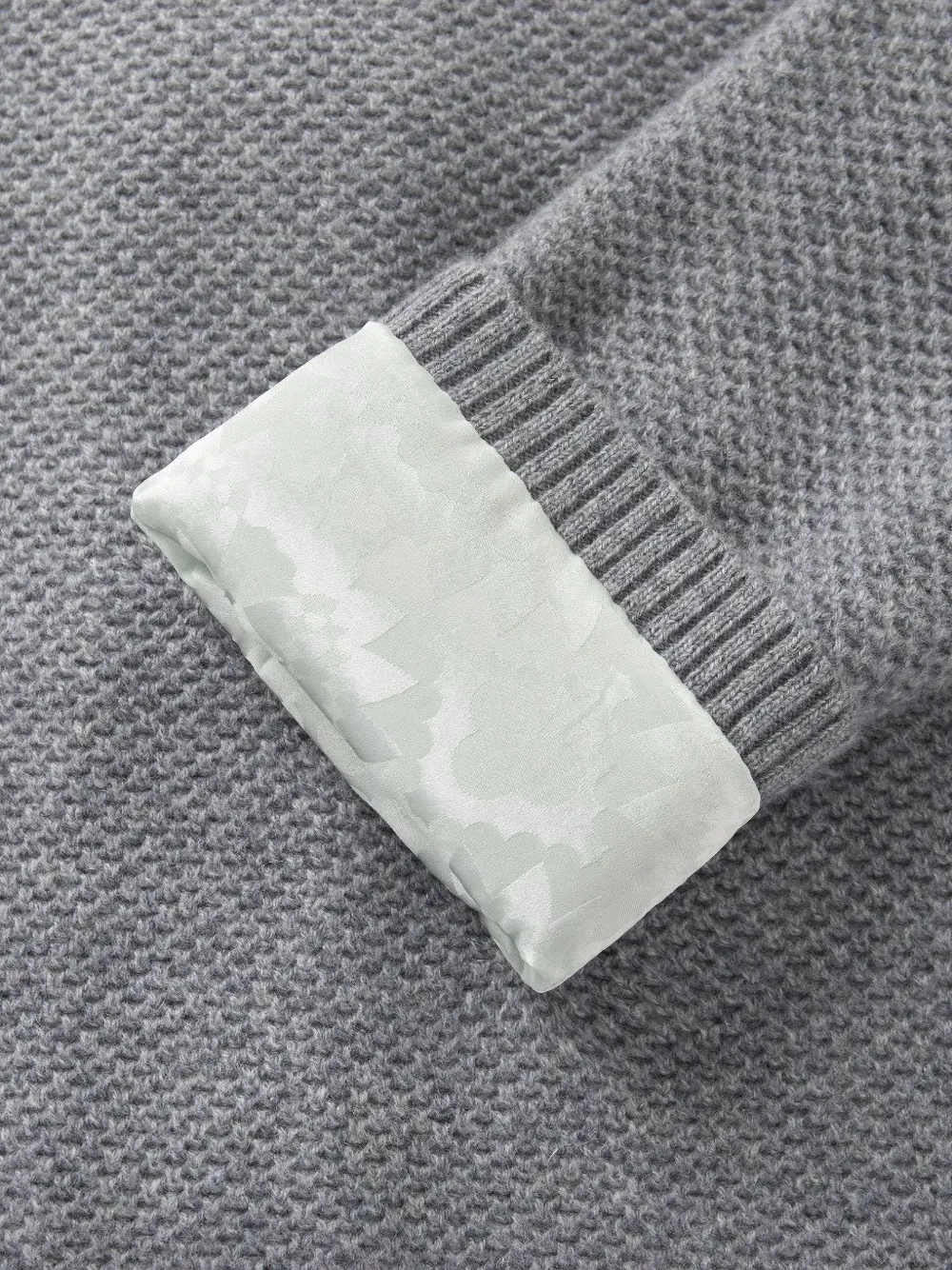 Shanghai Tang frog-fastening cardigan Grijs