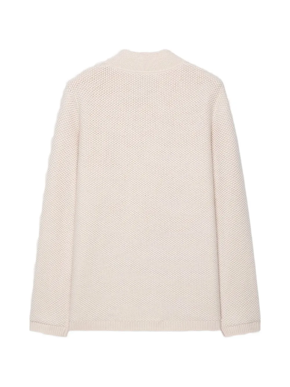 Shanghai Tang frog-fastening cardigan Beige
