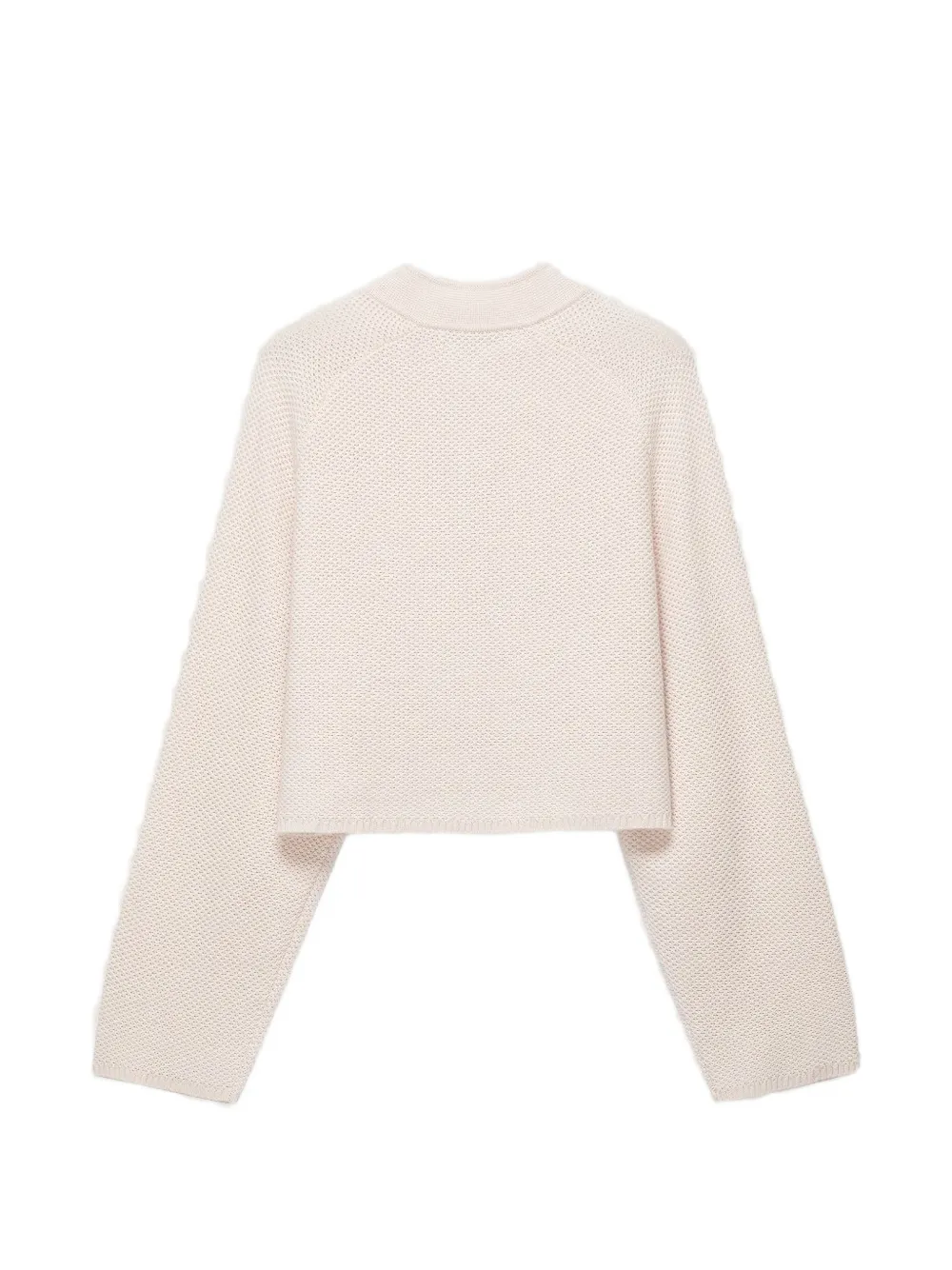 Shanghai Tang frog-fastening cropped cardigan Beige