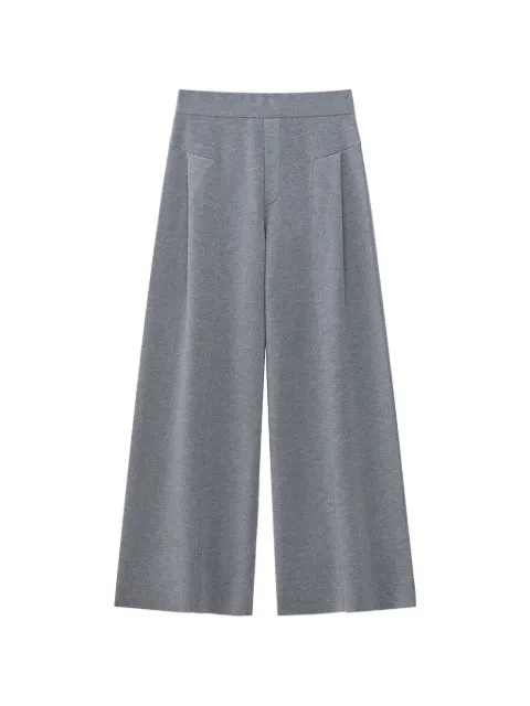 Shanghai Tang pleated palazzo pants