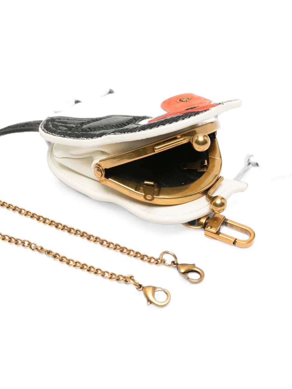 Vivienne Westwood Robin Frame portemonnee met gespsluiting Wit