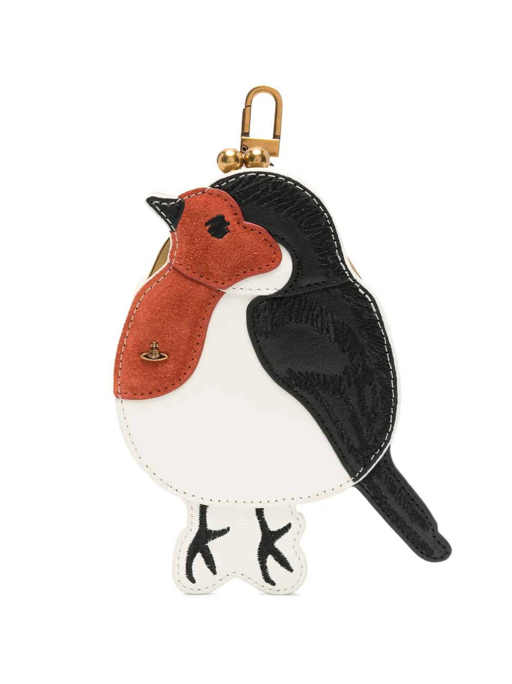 Vivienne Westwood Robin Frame clasp-fastening coin purse - Bianco