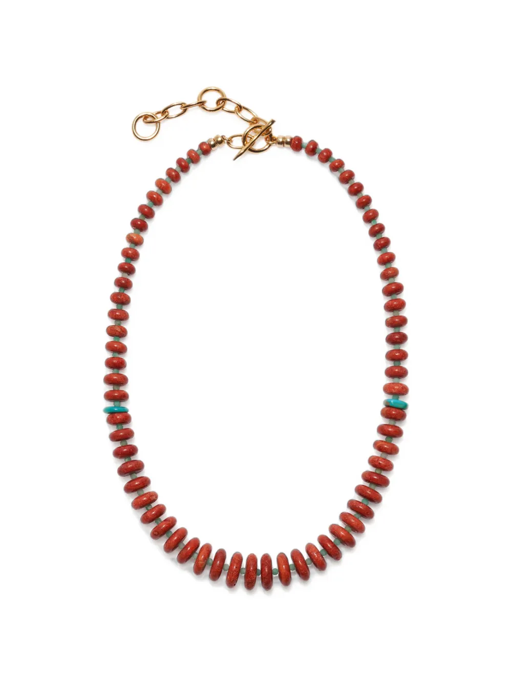 Lizzie Fortunato Paros beaded necklace - Rot