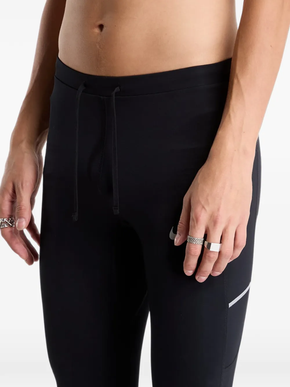 Nike Miler Dri-FIT running tights Zwart