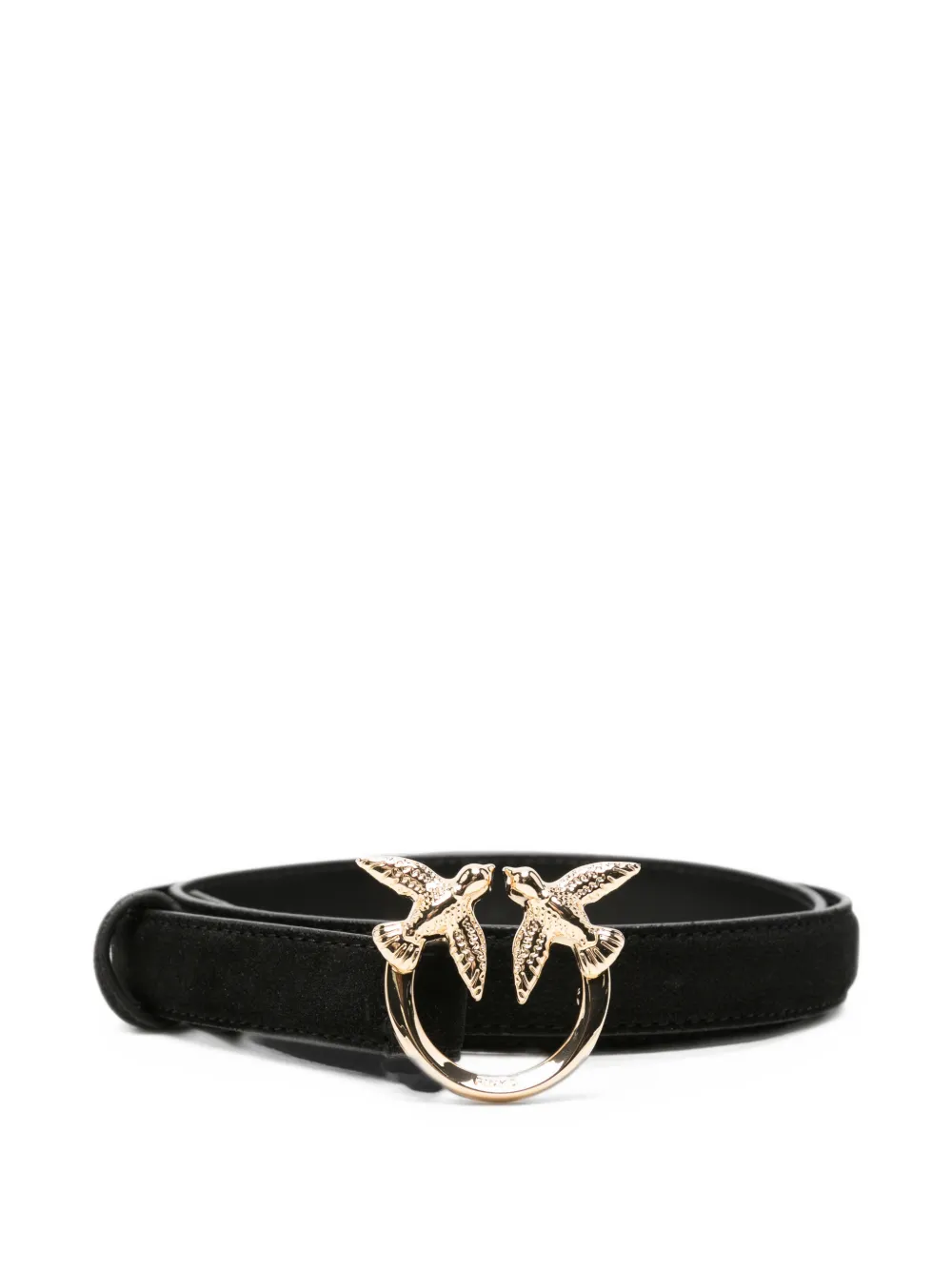 PINKO Love Birds suede belt
