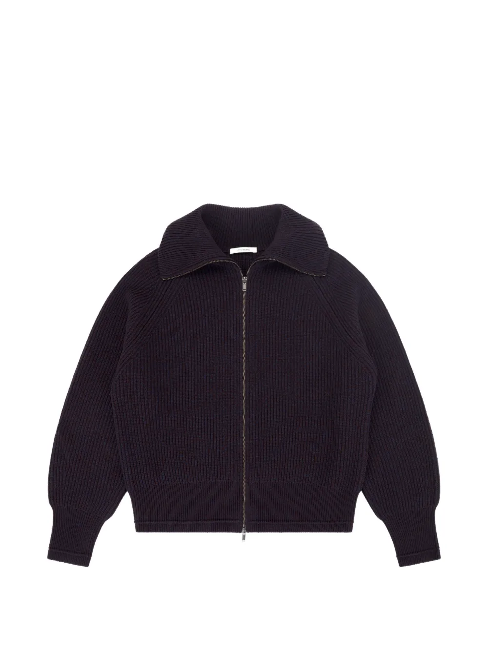 Entire Studios Blimp Zip-up Wool Cardigan In Blue