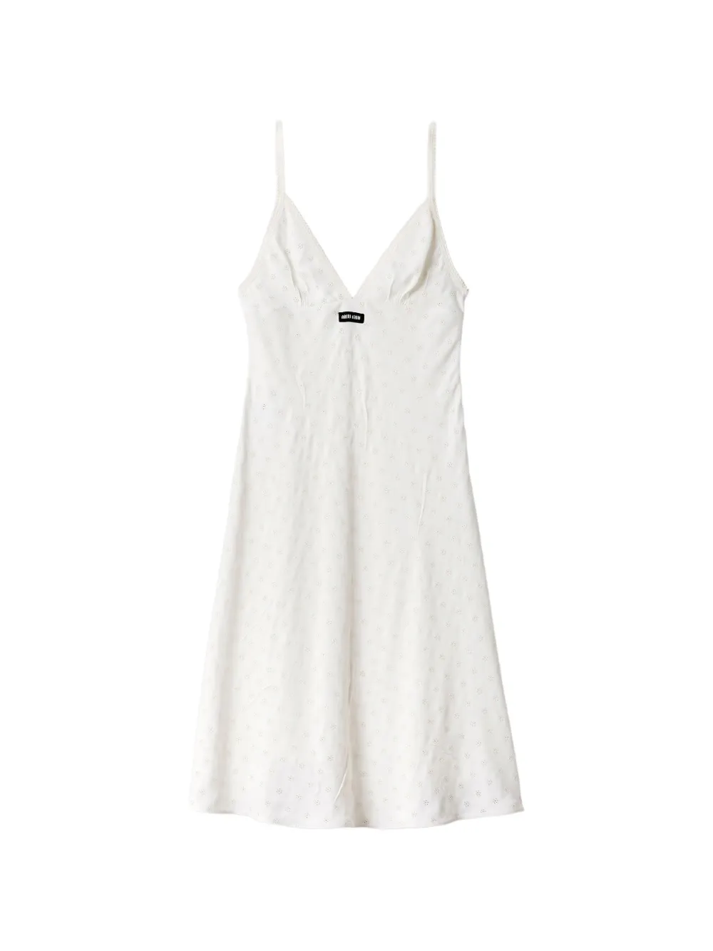 Miu Miu Cady eyelet-lace dress