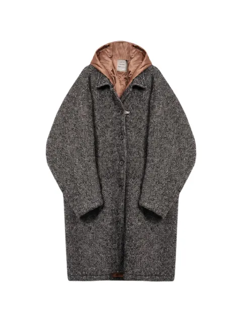 Maison MIHARA YASUHIRO hooded Balmacaan Coat