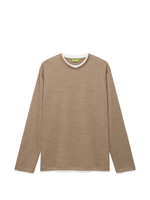 Shanghai Tang Shou layered-detail T-shirt