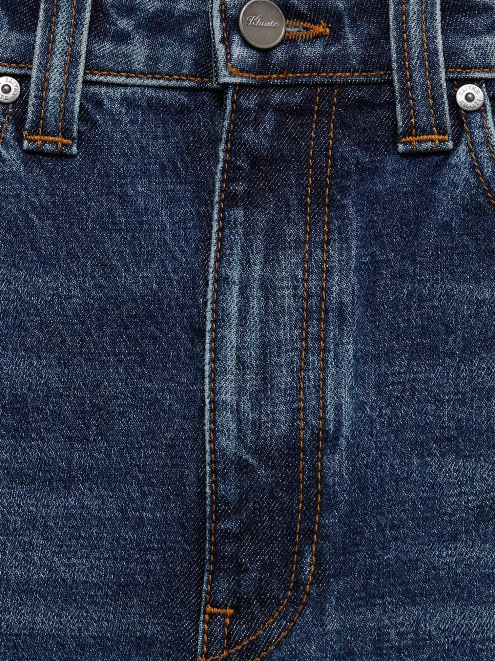 KHAITE Jeans met wijde pijpen Blauw