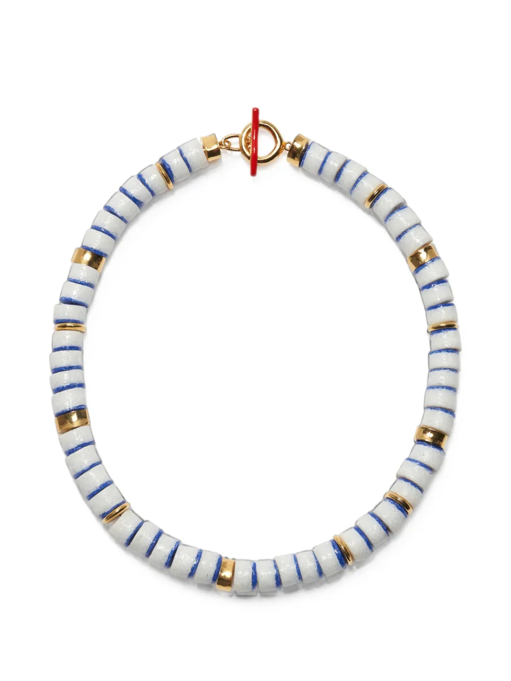 Lizzie Fortunato Lido beaded necklace - Weiß