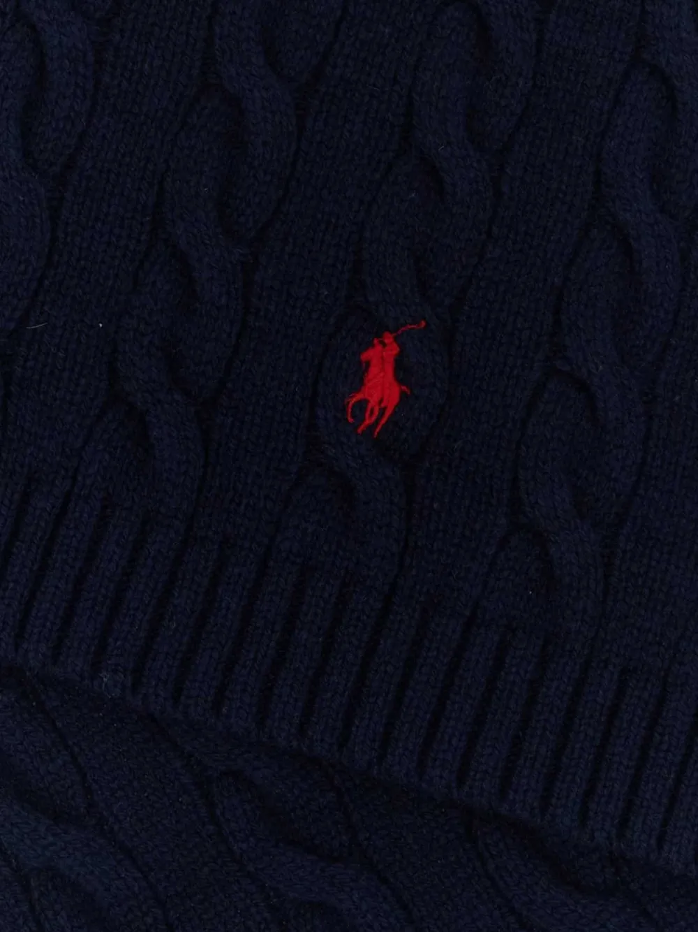 Polo Ralph Lauren Kabelgebreide sjaal Blauw