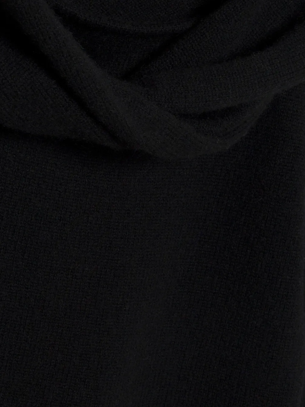SIMKHAI Zerra draped asymmetrical top Zwart
