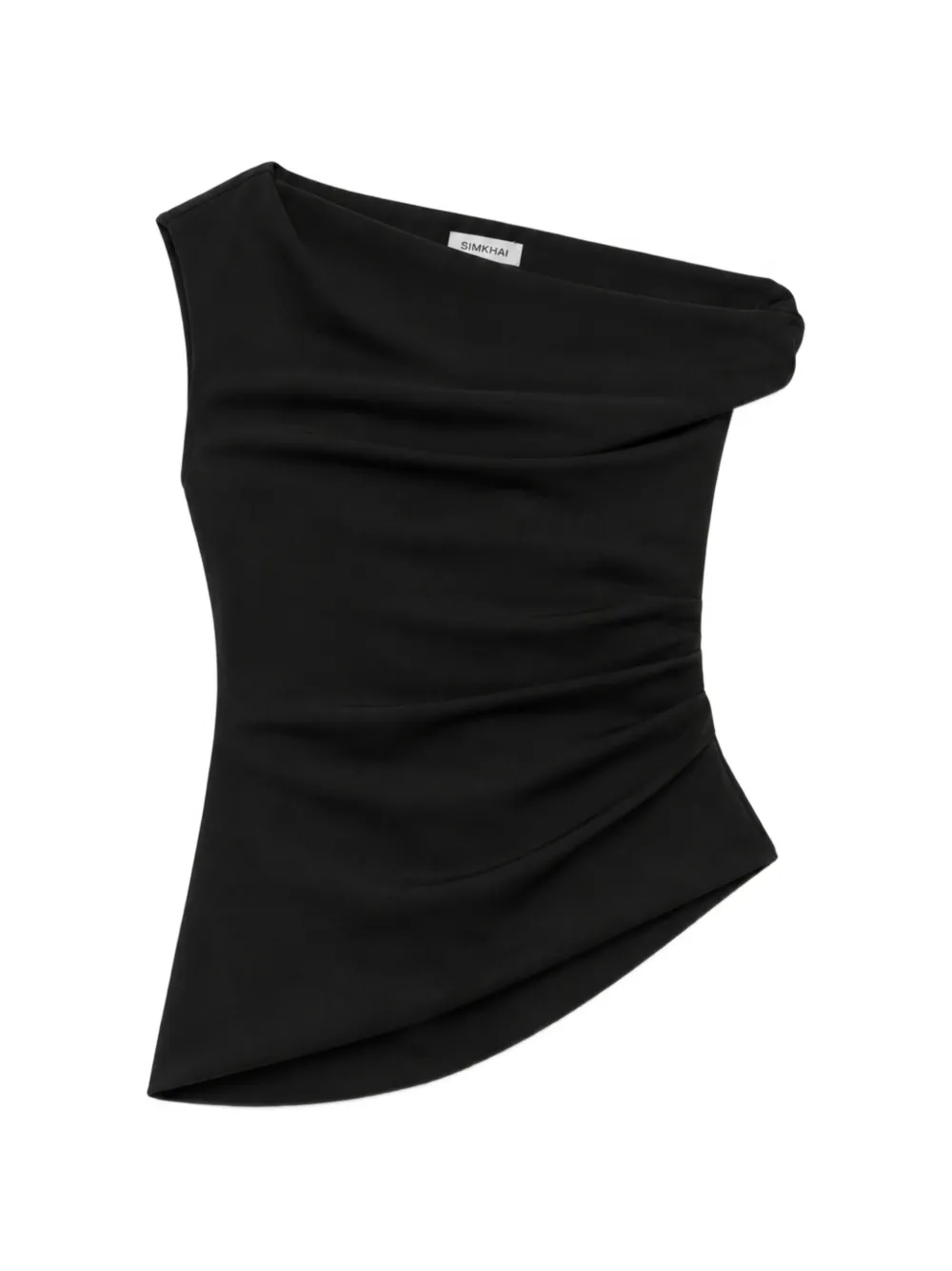 SIMKHAI Zerra draped asymmetrical top