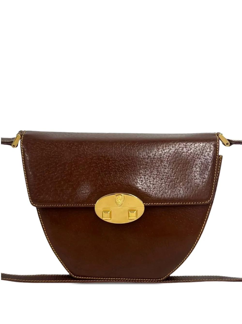 Gucci Pre-Owned 20th Century Calfskin crossbody bag - Marrone