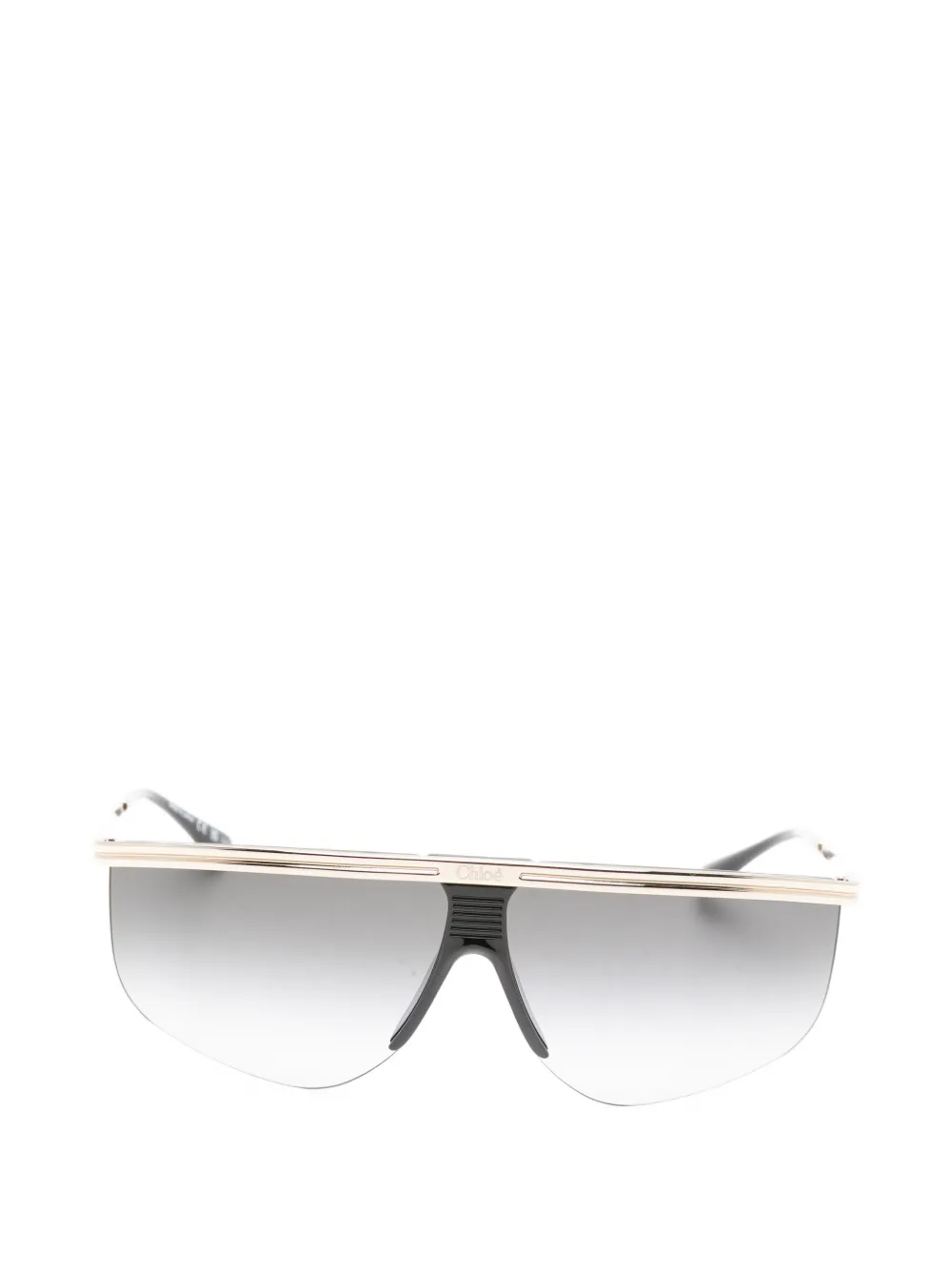 Chloé Eyewear shield-frame sunglasses - Gold
