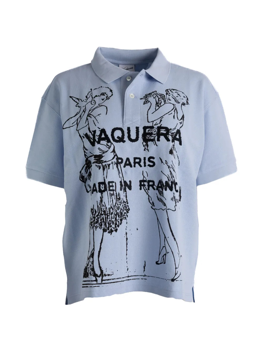 Vaquera graphic-print polo shirt