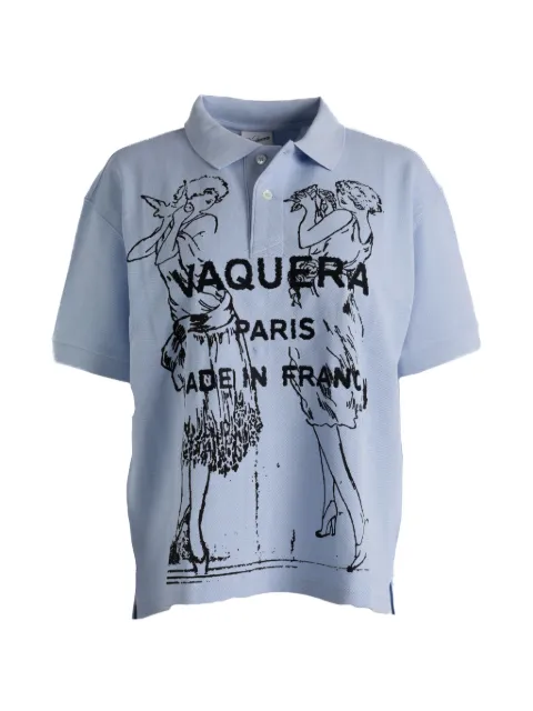 Vaquera graphic-print polo shirt