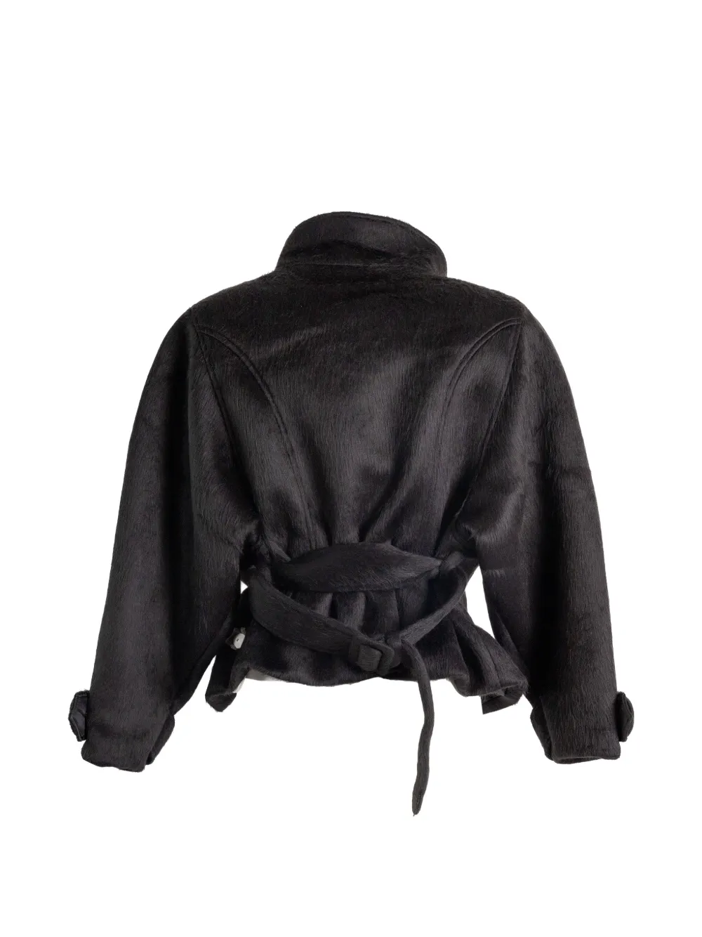 Vaquera Jack met knopen en peplum Zwart