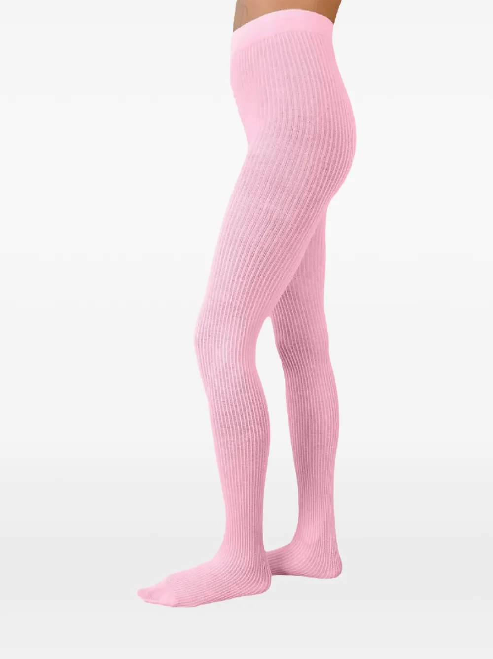 Swedish Stockings Gerippte Zoe Strumpfhose - Rosa