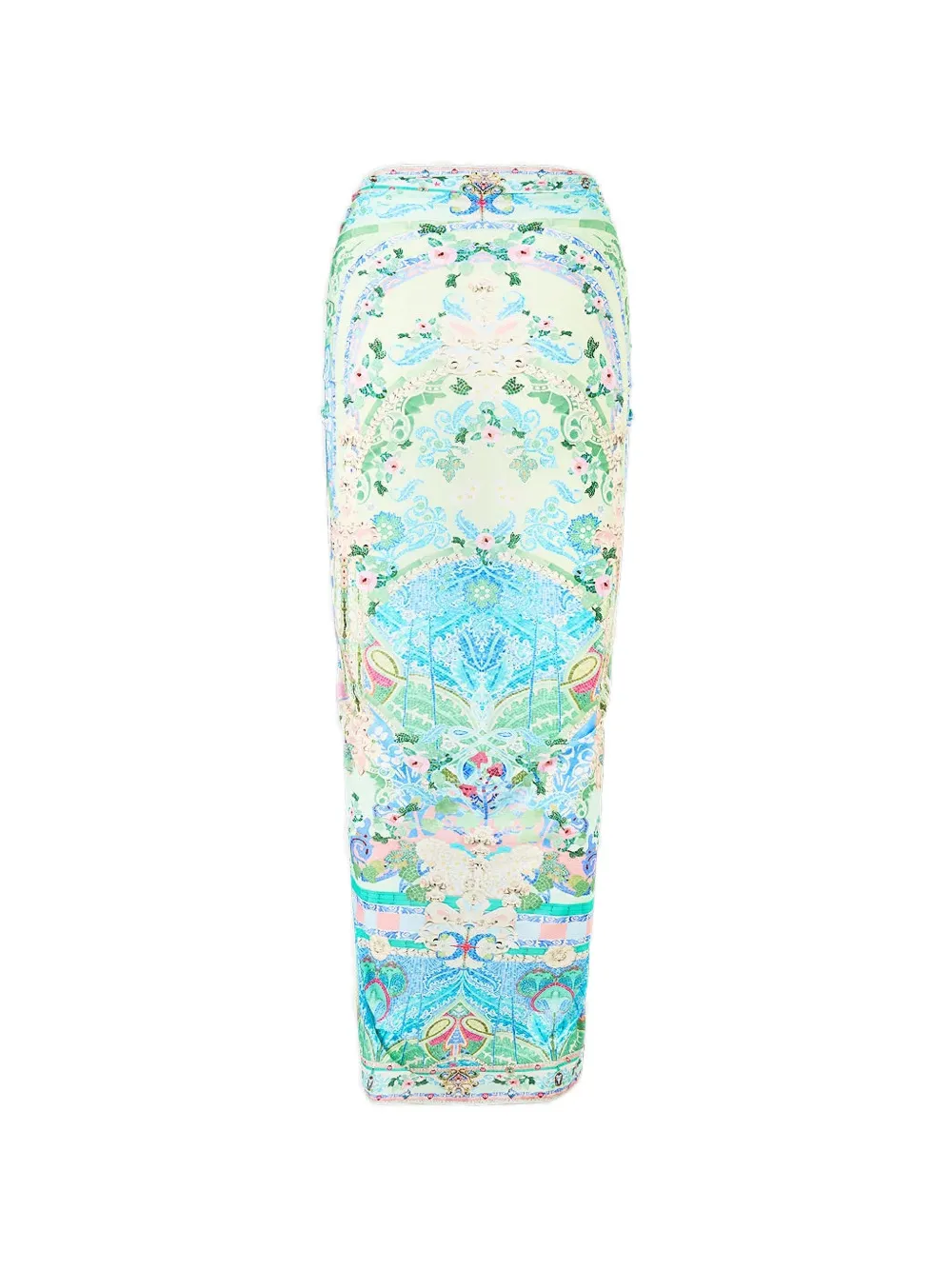 Camilla Midsummer Mosaics printed sarong Groen