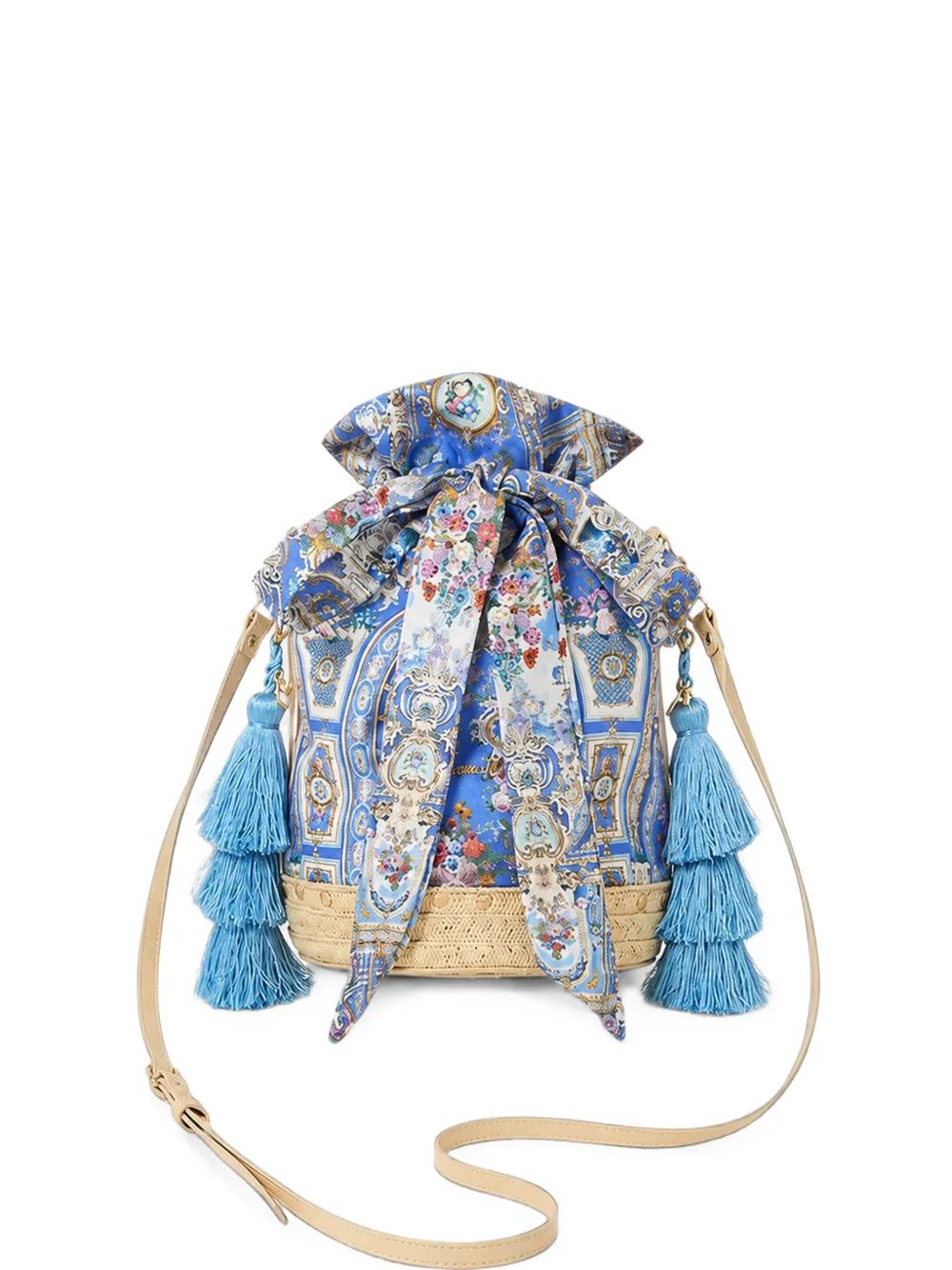 Camilla Ottoman Opulence tassel-detail bucket bag