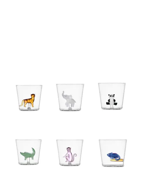 Ichendorf Milano Savannah animal-detail glasses (set of six)