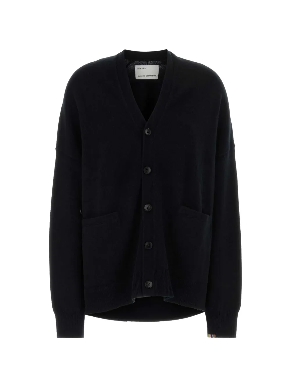 extreme cashmere n°24 Tokio oversized cardigan - Nero