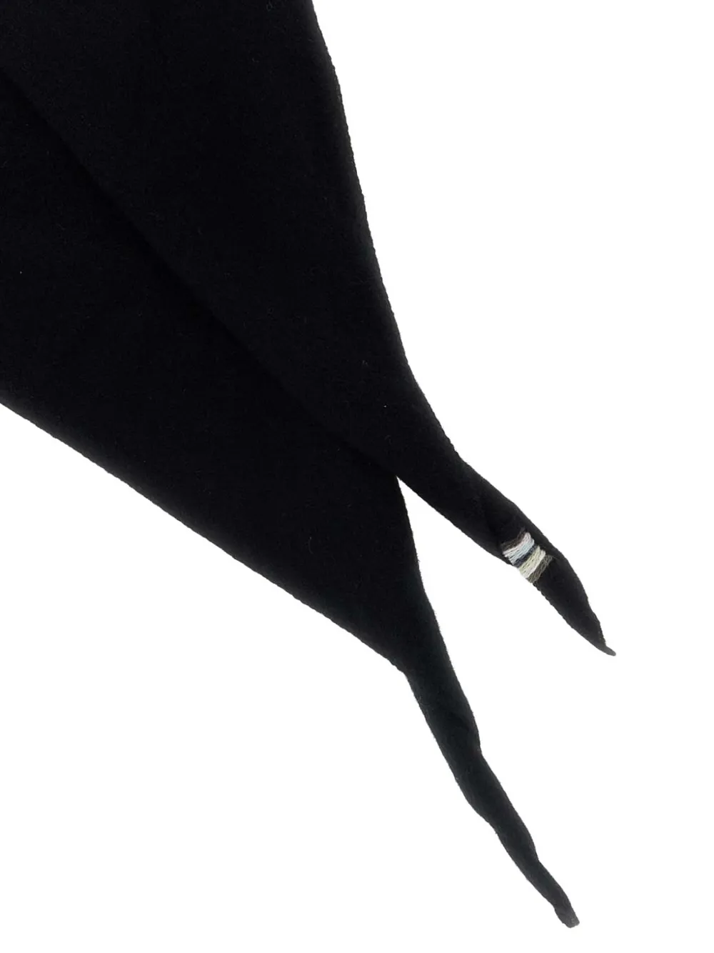 extreme cashmere stretch cashmere bandana Zwart