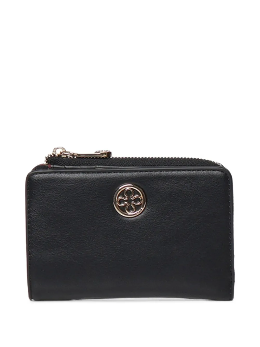 V°73 logo-plaque bifold wallet - Schwarz