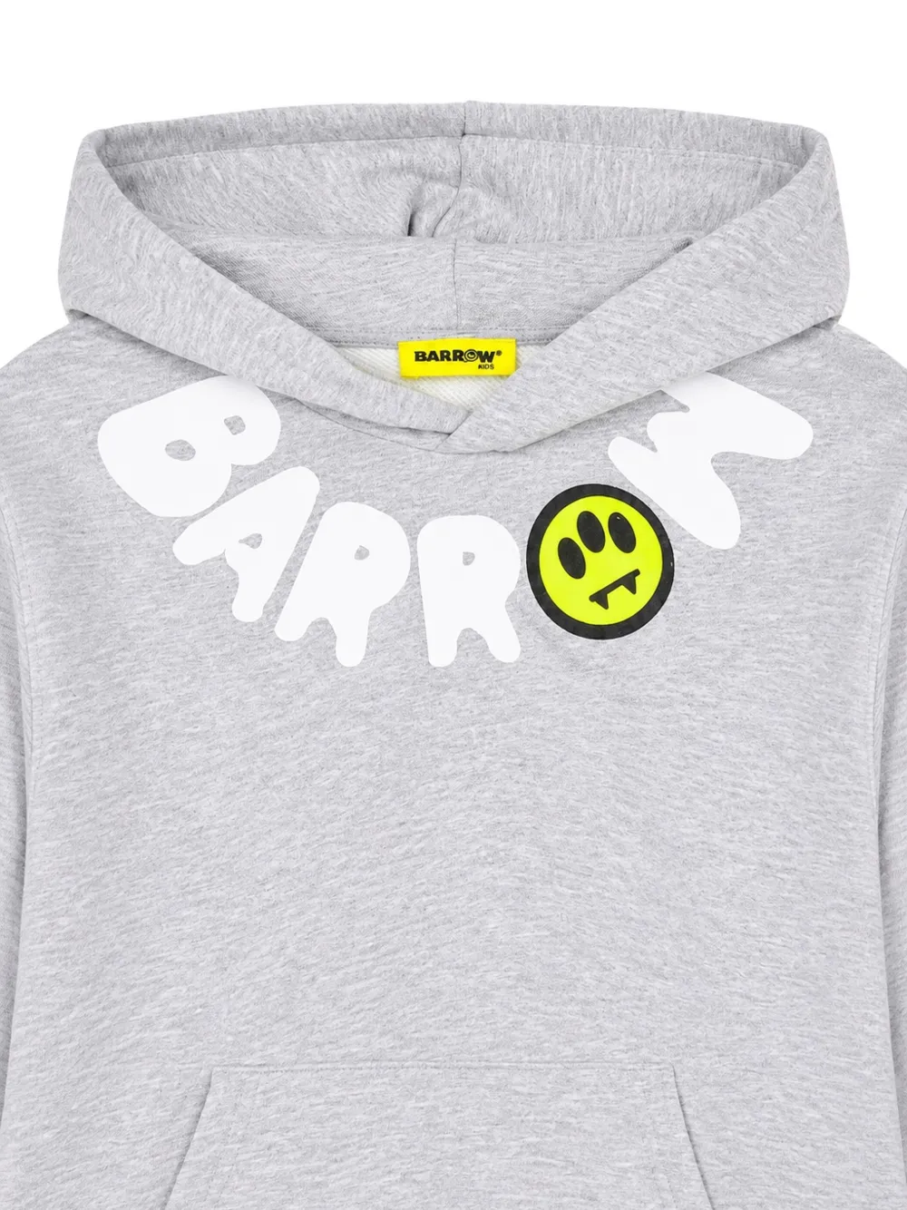 Barrow kids logo-print hoodie Grijs