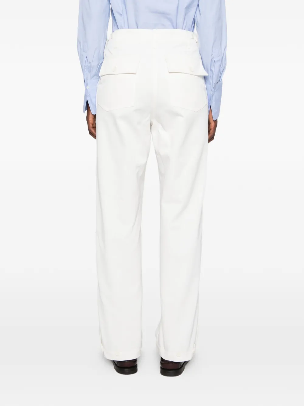 ASPESI Straight broek Beige