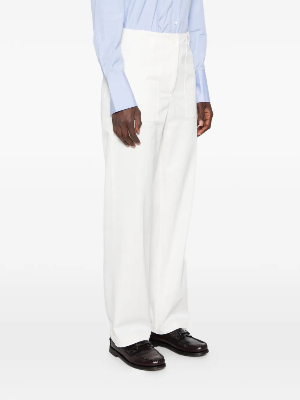 ASPESI Straight broek Beige