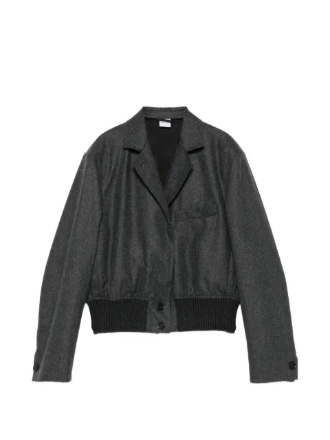 ASPESI ribbed-hem button-up jacket