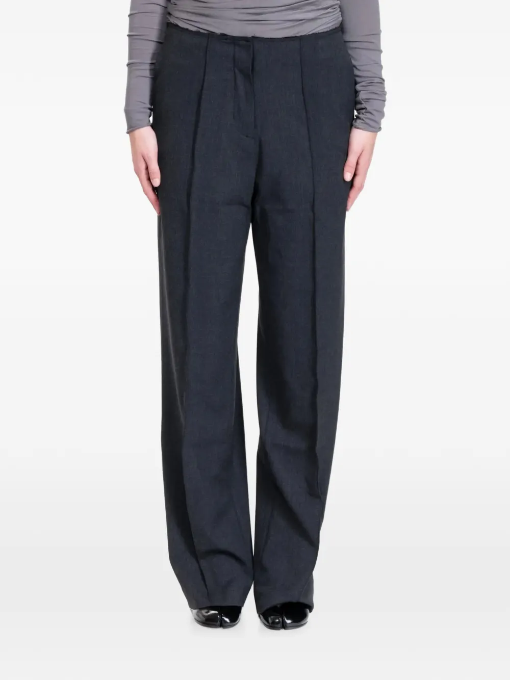 ENTIRE STUDIOS Zerobound pleated wide-leg trousers
