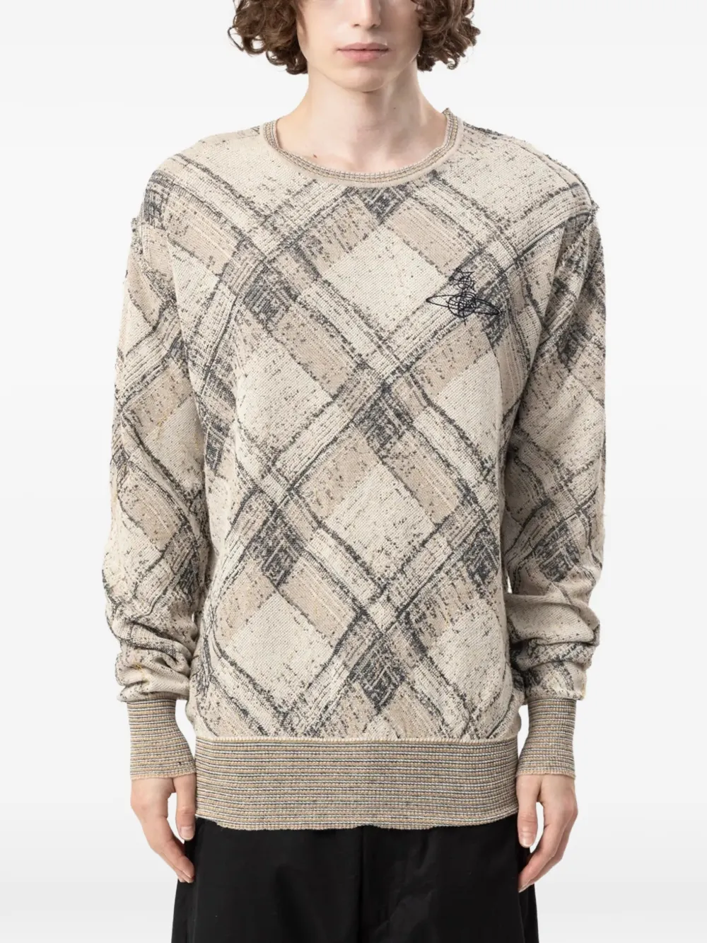 Vivienne Westwood Broken Tartan sweater