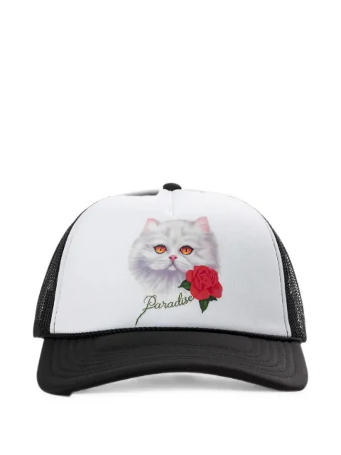 PARADISE NYC Purradise Trucker graphic-print trucker hat