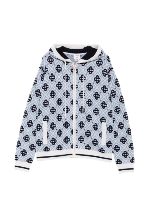 Casablanca CC Monogram zip-up hoodie