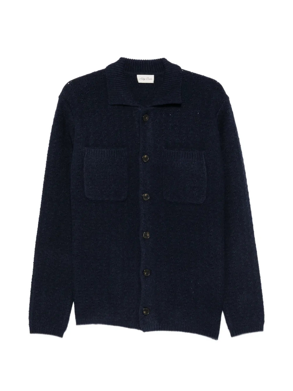 Alley Docks 963 Cardigan con bottoni - Blu