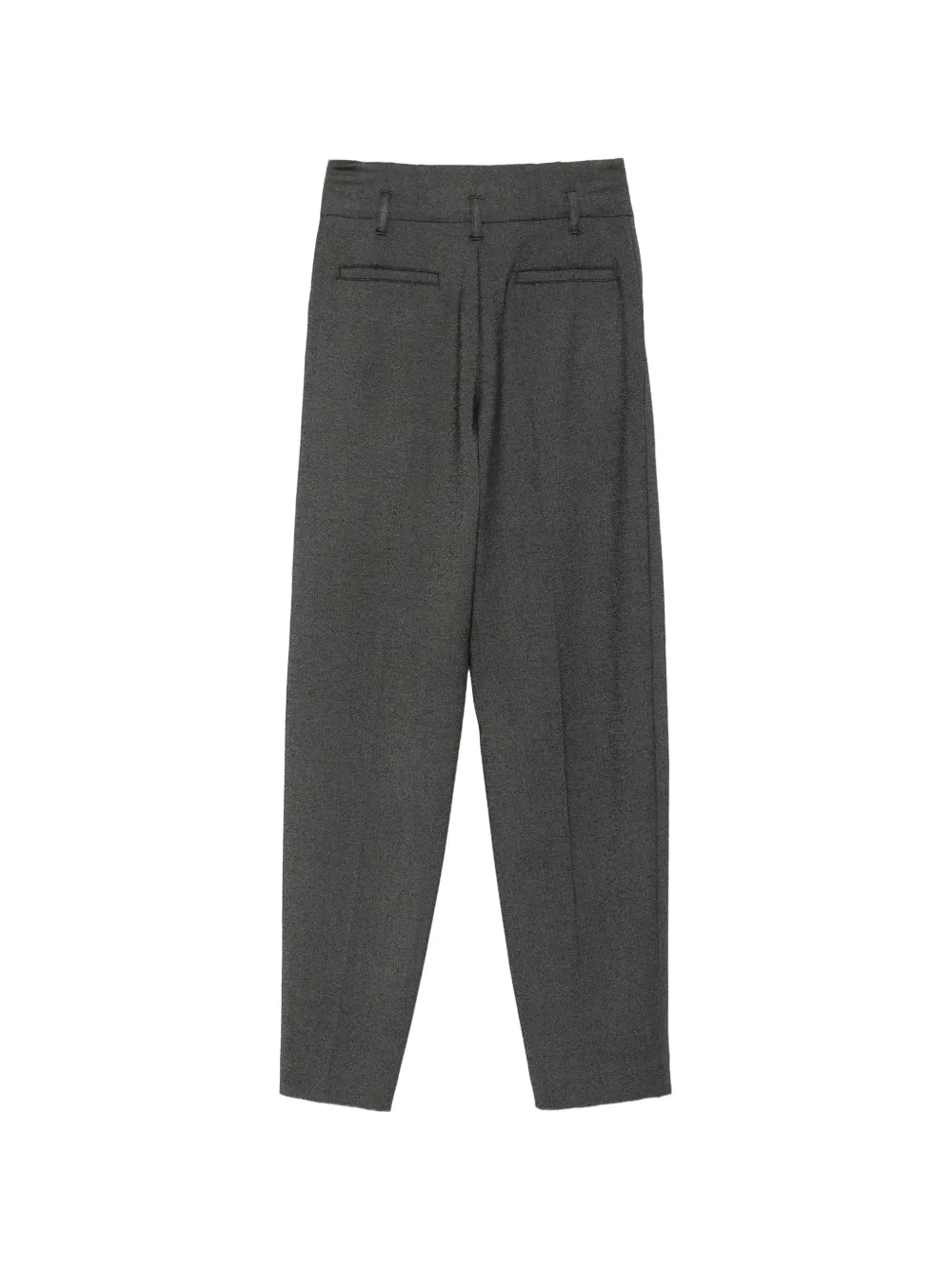 Alberta Ferretti pleated tapered trousers Grijs